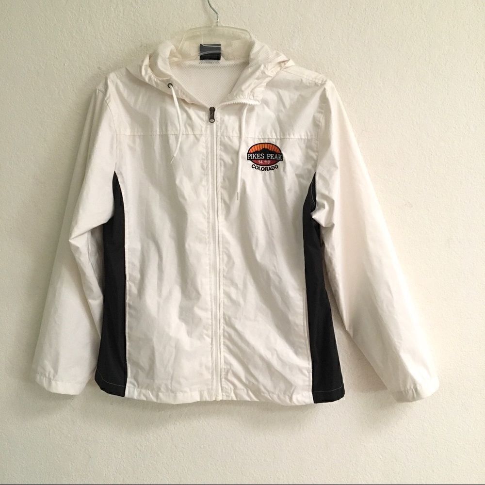 Pikes Peak Colorado hooded rain jacket XL‎